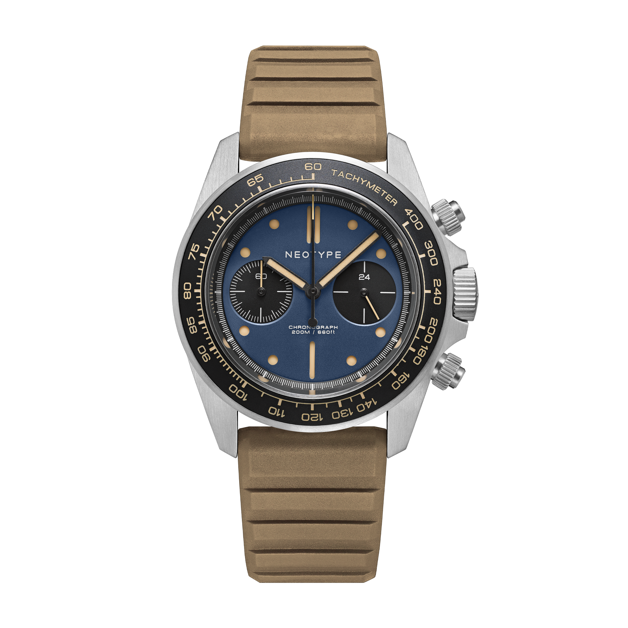 STAINLESS STEEL – BLUE DIAL + OLD RADIUM