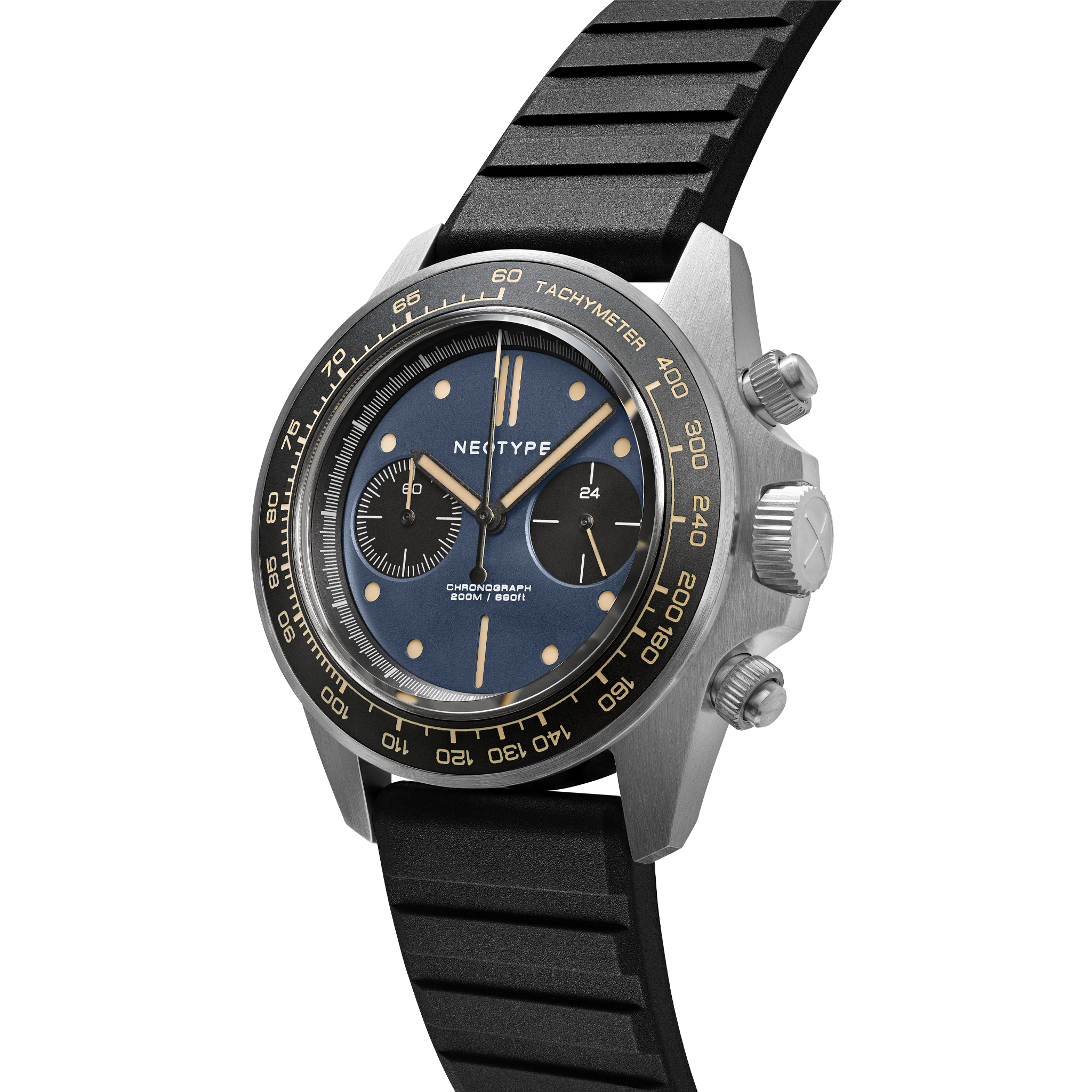 STAINLESS STEEL – BLUE DIAL + OLD RADIUM