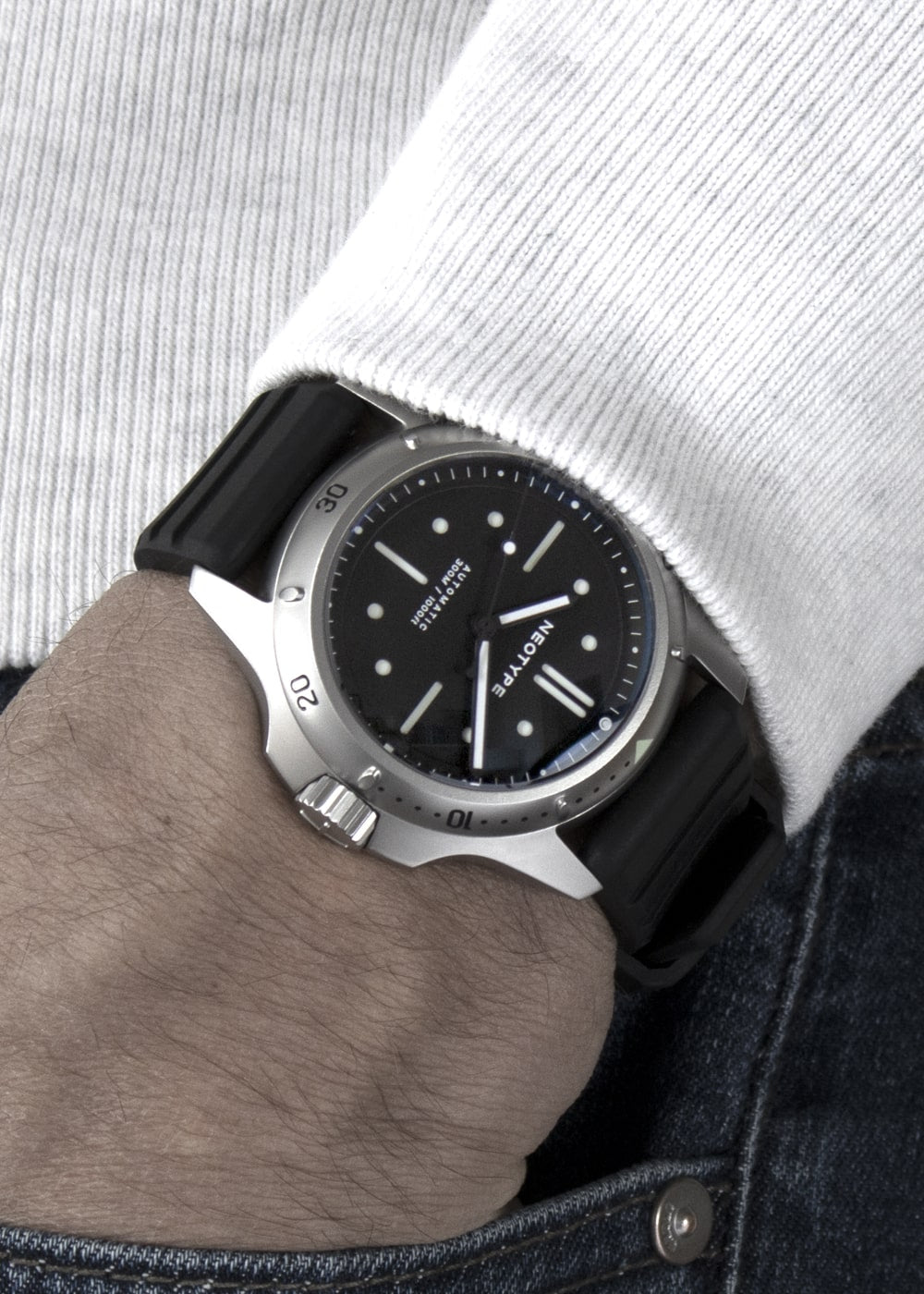 Marque Neotype - Montre de plongée pour homme LM01D1N