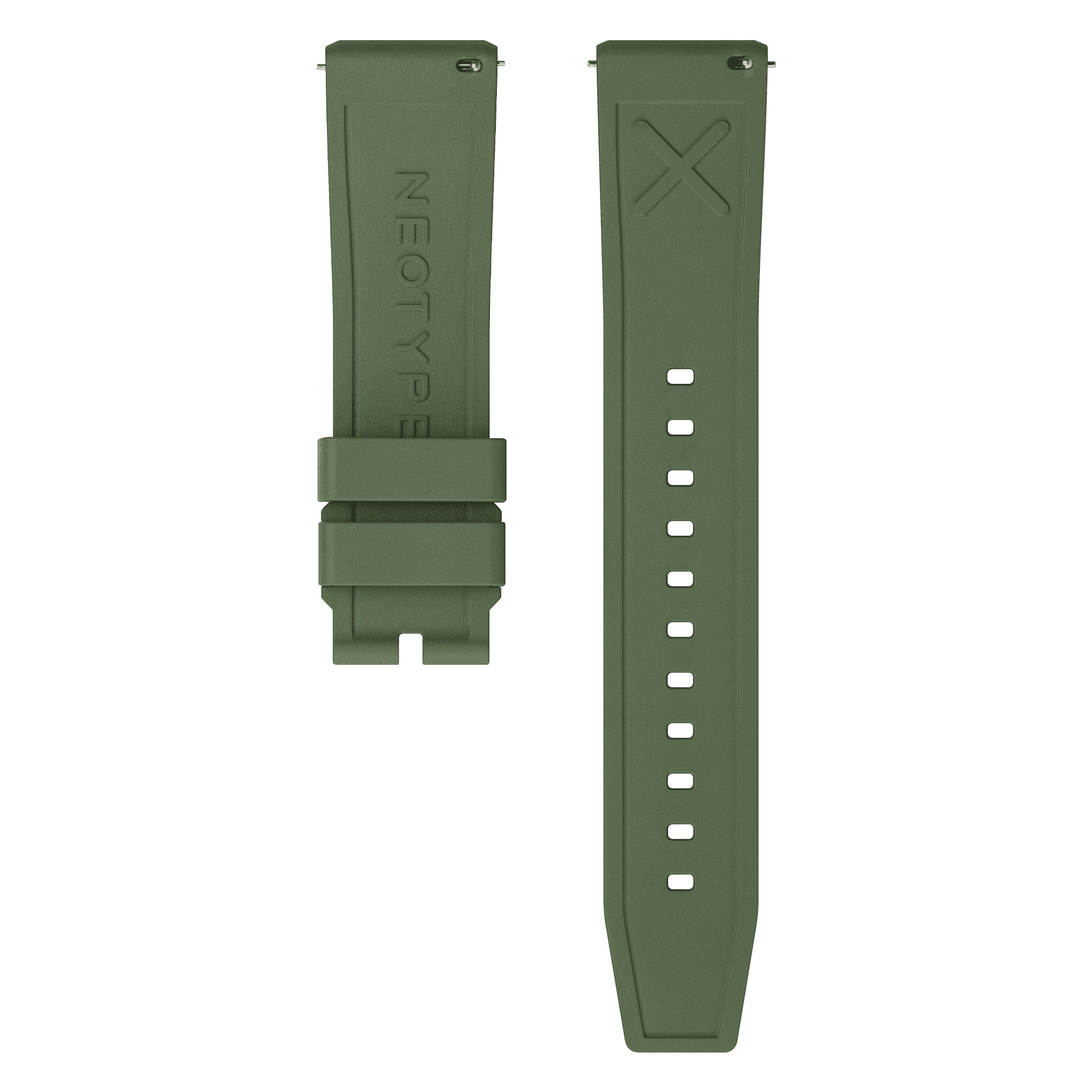 Bracelet FKM Vert | NEOTYPE WATCHES montre de luxe homme
