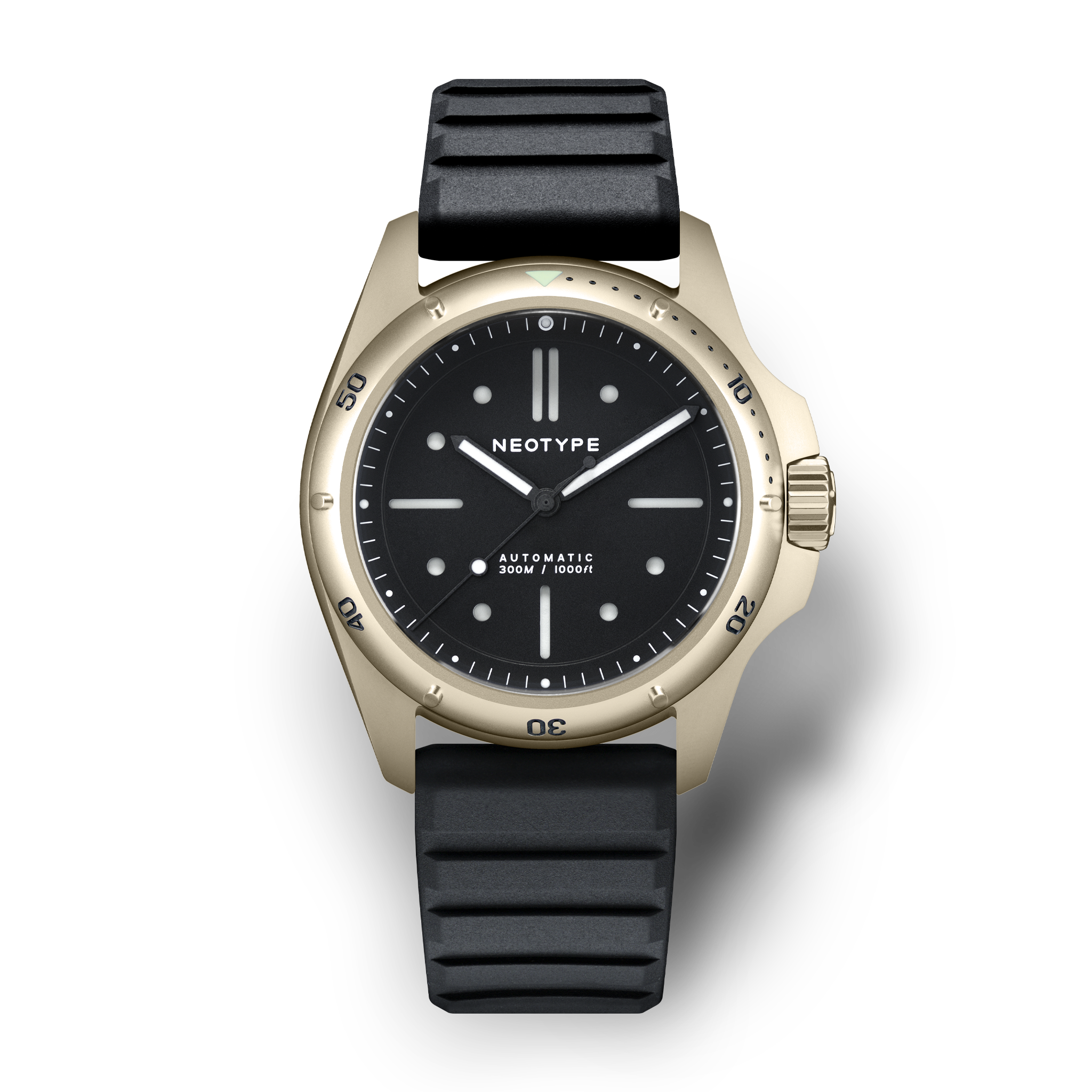 Acier PVD Or et cadran Noir