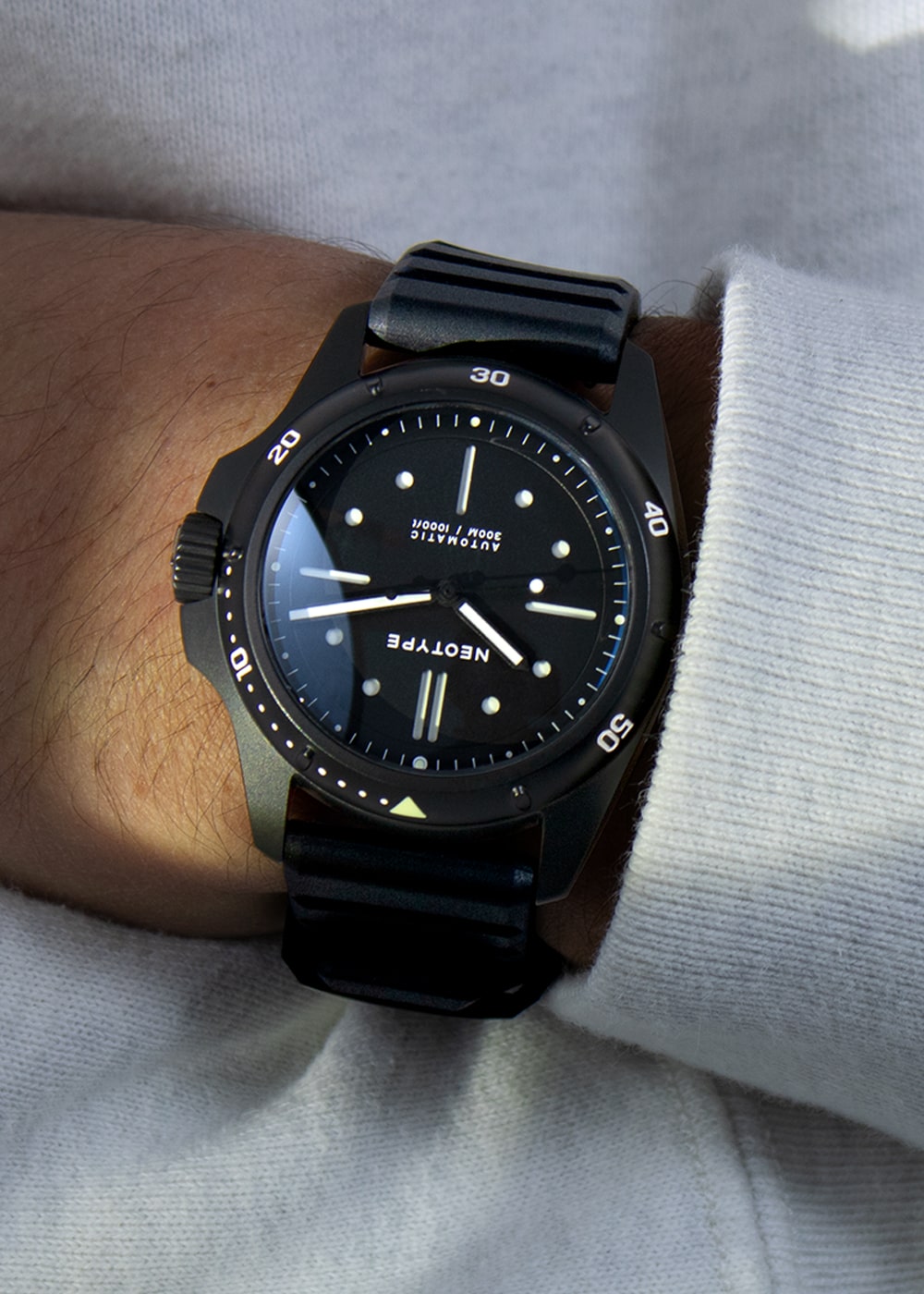 Montre homme shop all black