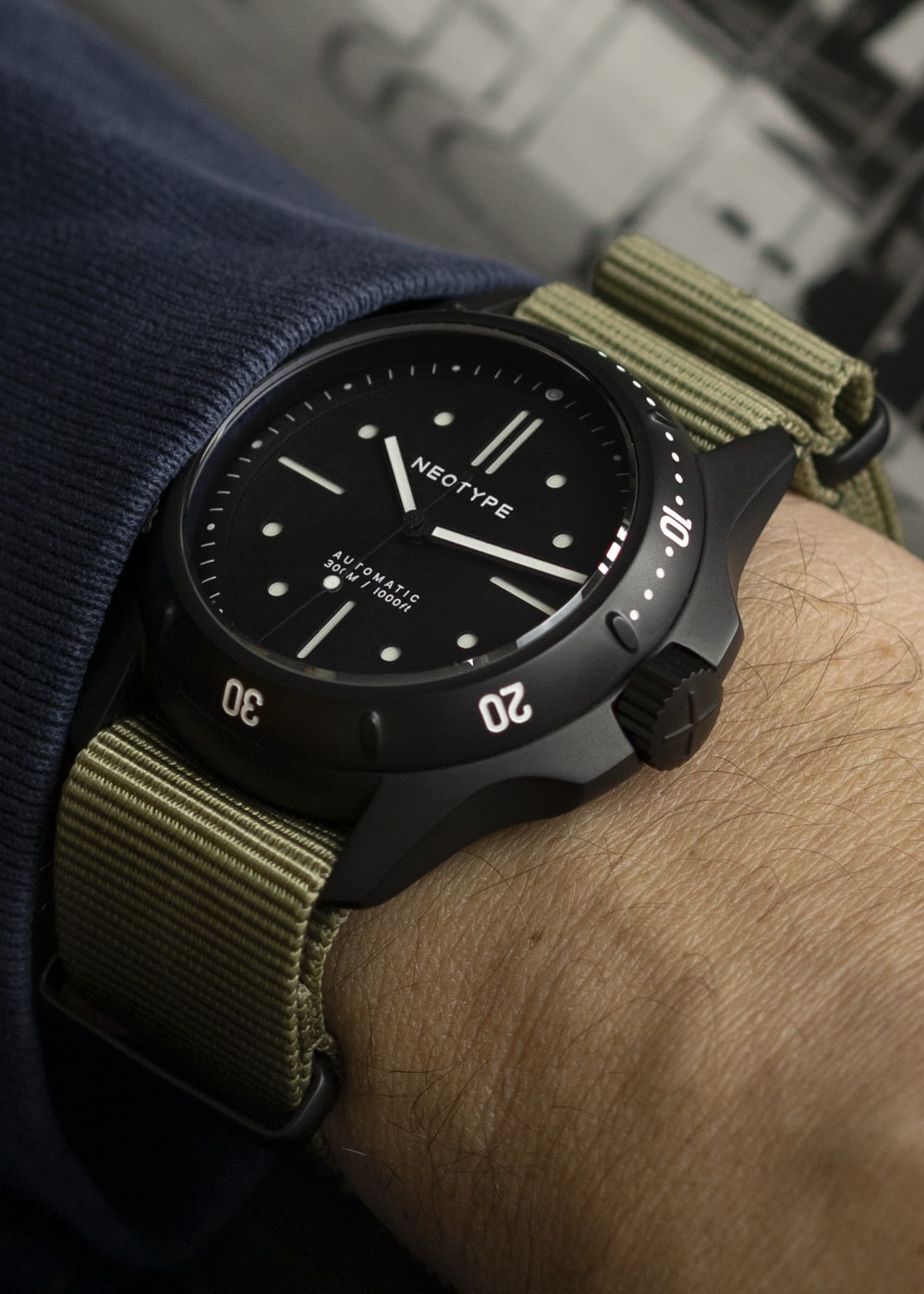 Montre all black homme best sale