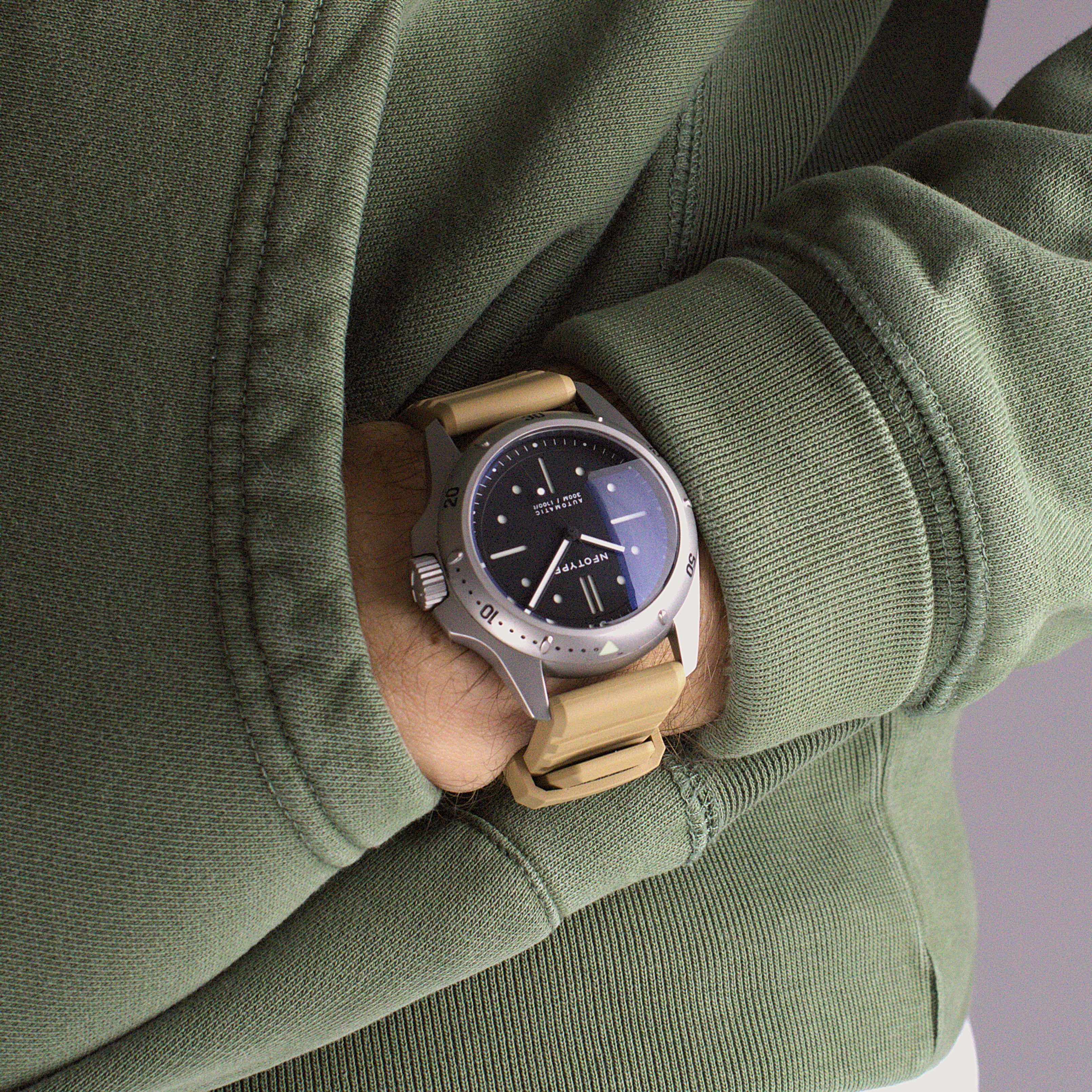 Bracelet Caoutchouc FKM Beige
